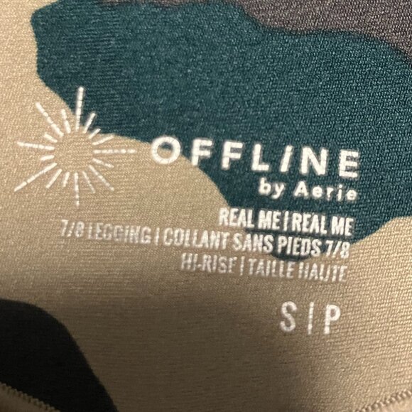 Aerie Camo Leggings - Green and Brown - Picture 5 of 6